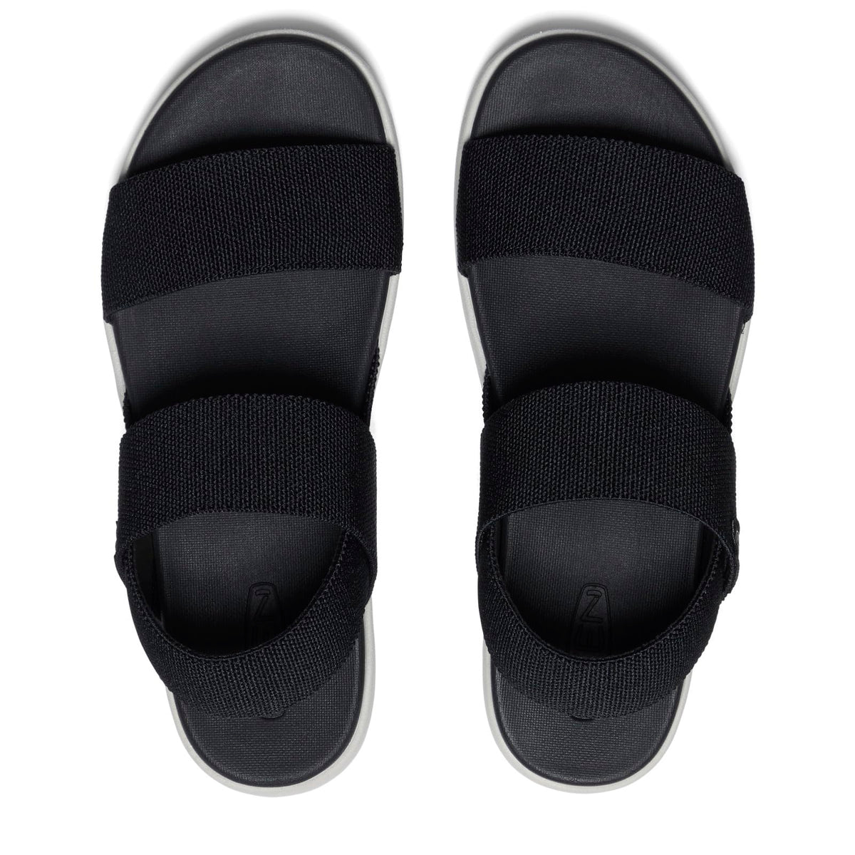 KEEN Women's Elle Backstrap Casual Platform Open Toe Wedge Sandals, Black, 9.5