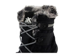 ZeroXposur Women's Montana Short Waterproof Snow Boots - Warm Winter Boots for Women (Black, 8)