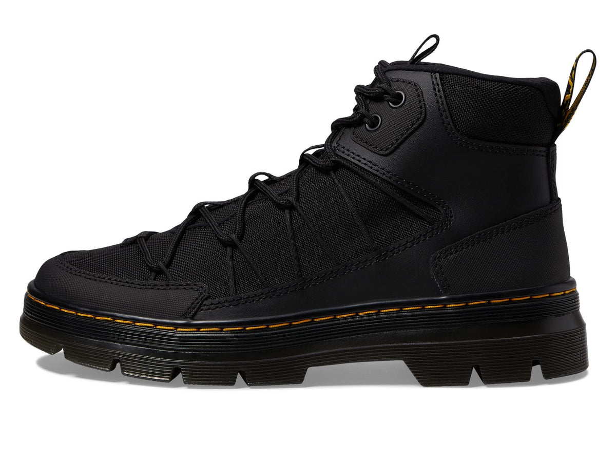 Dr. Martens Unisex Buwick 6 Tie Boot Fashion, Black Extra Tough 50/50 & Ajax, 14 US Men