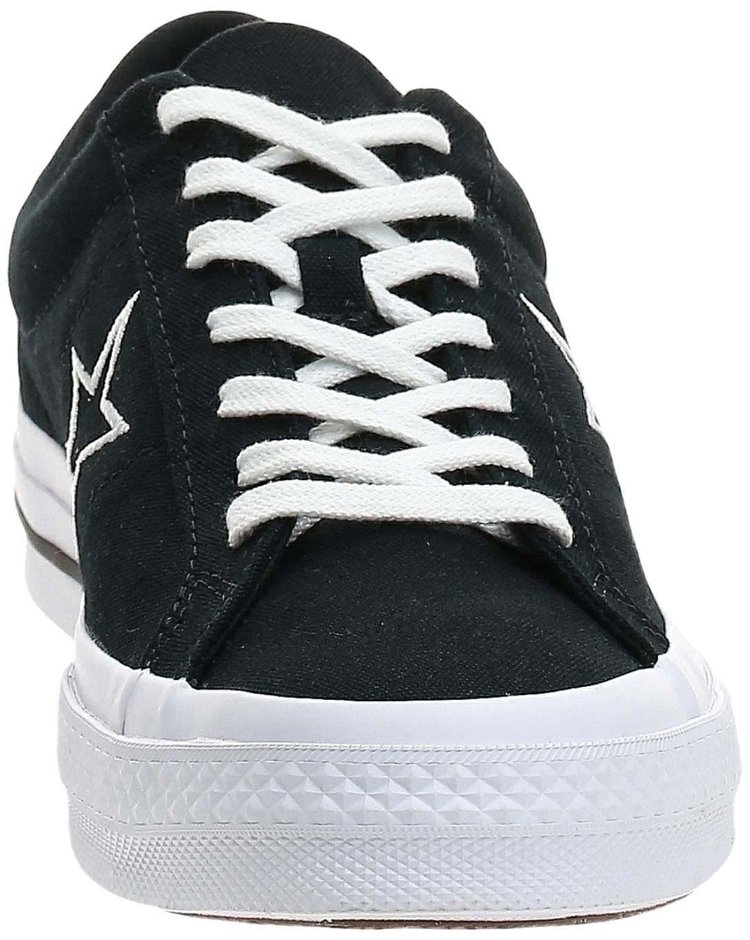 Converse Unisex One Star Ox Casual Shoe 13 Women/11 Men Black/White/White