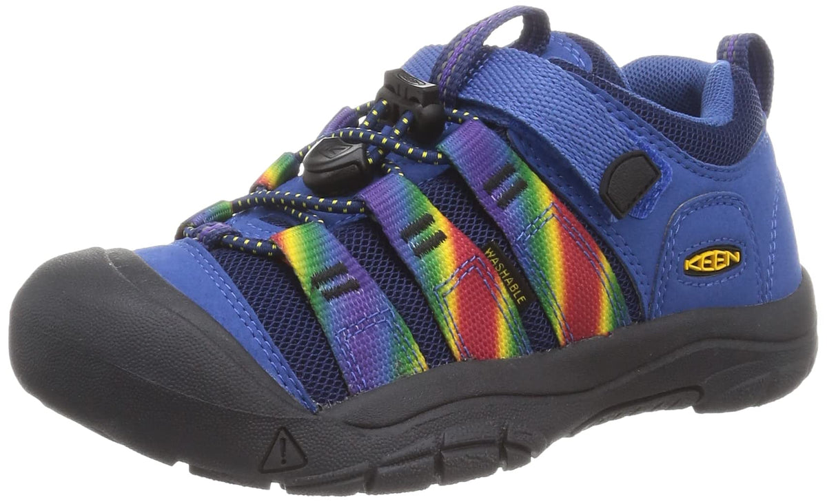 KEEN Newport H2SHO Casual Breathable Comfortable Sneakers, Multi/Bright Cobalt, 12 US Unisex Little Kid