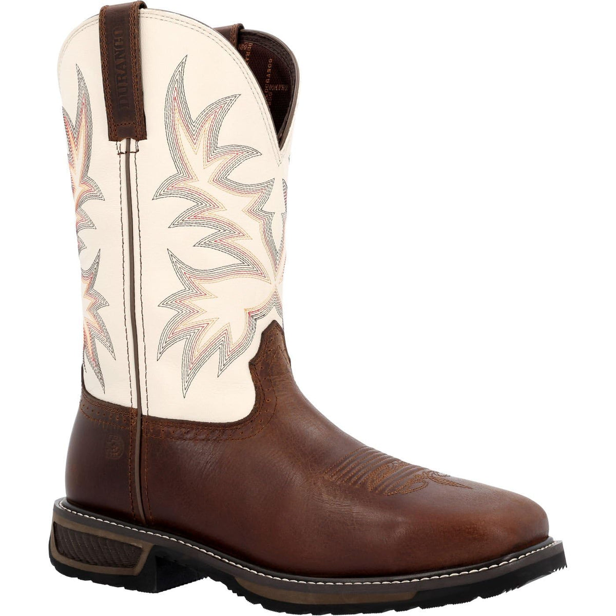Durango Men's Workhorse Western Boot, Bone, 8.5 Wide