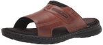 Rockport mens Darwyn 2 Slide Sandal, Coach Brown, 10.5 Wide US