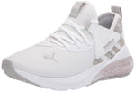 Puma Women's Cell Vive Running Shoe White Silver-Gray Violet, 6