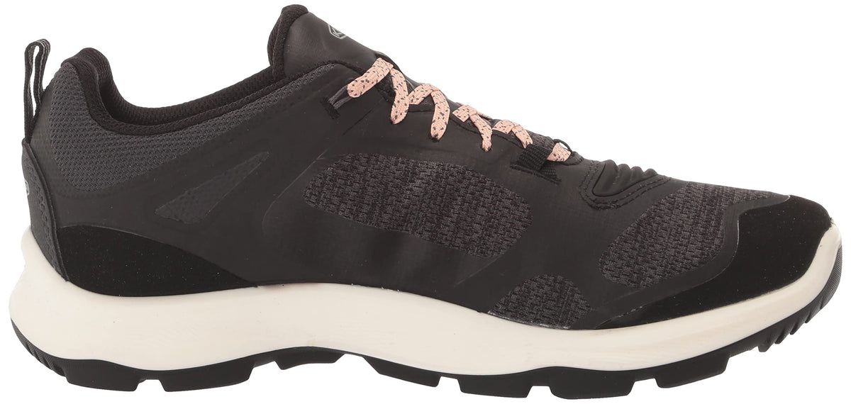 KEEN Women's Terradora Flex Low Height Waterproof Hiking Shoes, 9 US 6.5 Black/Peachy Keen