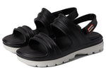 Hunter Bloom Algae Foam Sandal Black/White 7 M