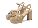 Marc Fisher LTD Women's Cairo Heeled Sandal, Medium Natural, 6.5