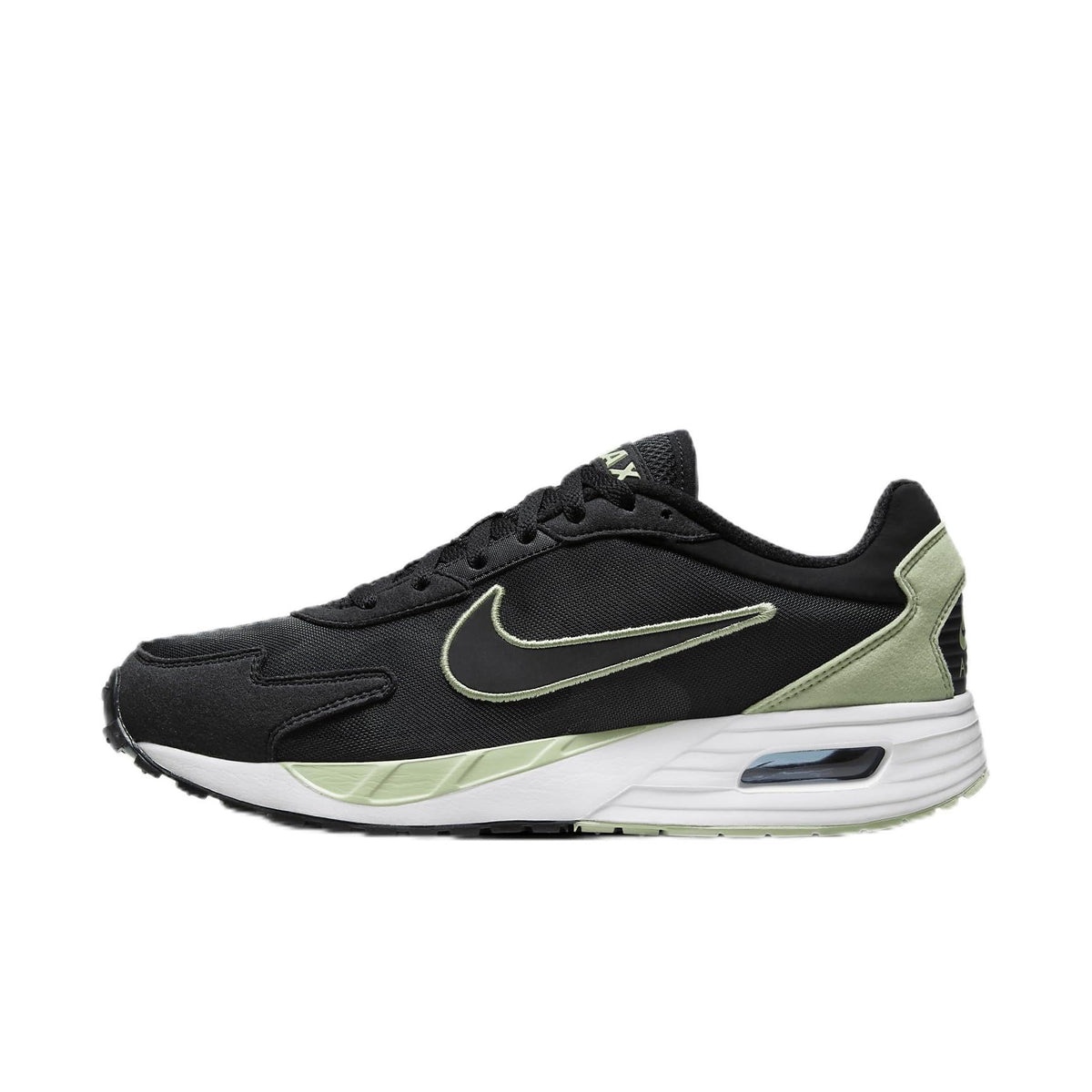 Nike Air Max Solo Men's Shoes (DX3666-005, Black/Mica Green/Deep Jungle/Black) Size 15