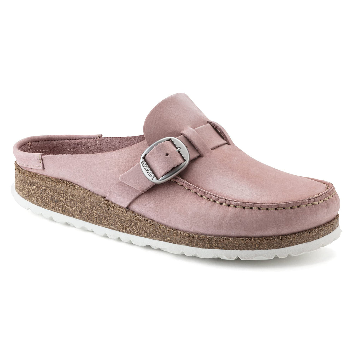 Birkenstock Unisex Buckley Clog, Soft Pink Nubuck, Size 39 EU (8-8.5 N US Women)