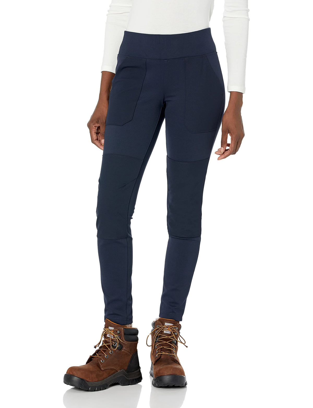 Carhartt Women's Force Fitted Midweight Utility Legging Large Navy