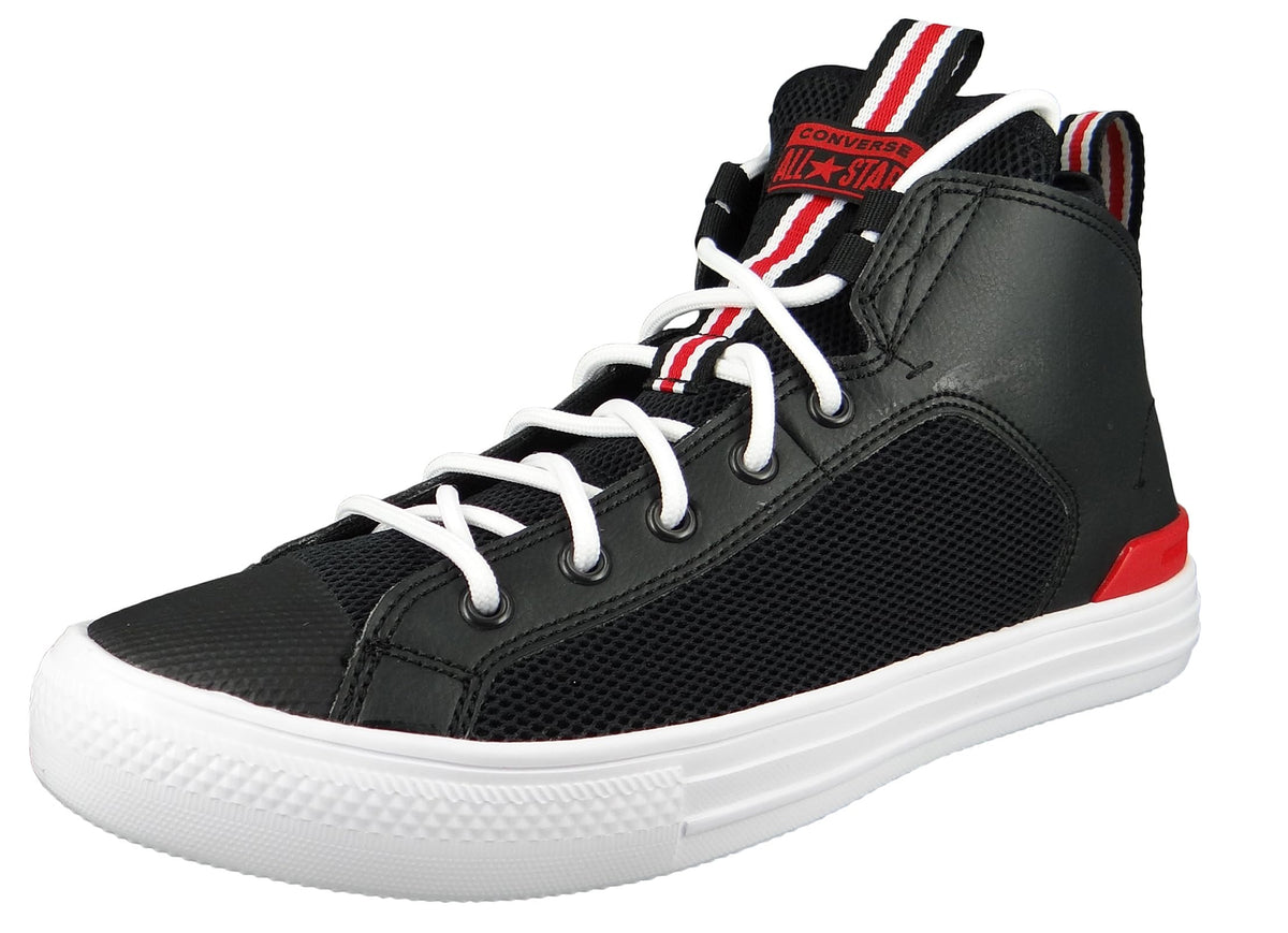 Converse Men's Chuck Taylor All Star Ultra Cons Force Sneaker, Black/University Red/White, 9 M US