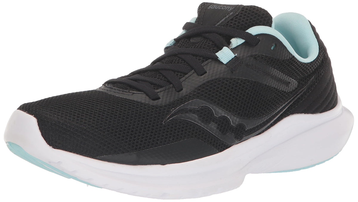 Saucony Women's Convergence Sneaker, Black/Aqua, 10.5
