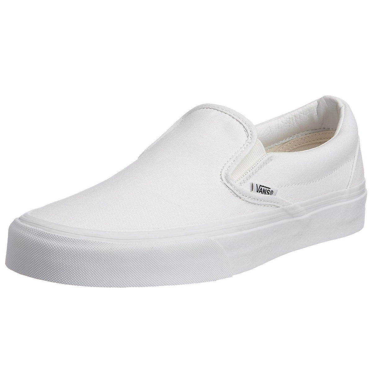 Vans - Unisex Adult Classic Slip-On Shoes in True White, 6 D(M) US Mens / 7.5 B(M) US Womens, True White