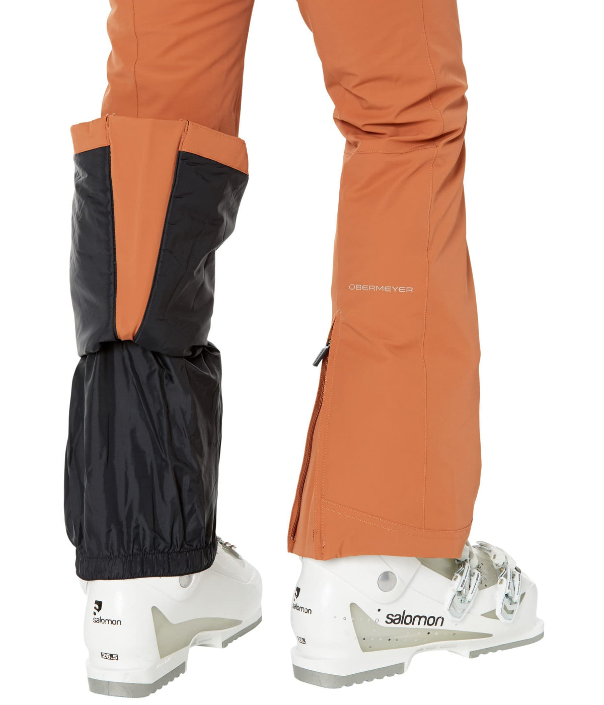 Obermeyer Cloud Nine Pants for Women - High Rise Elastic Waist with Front Zipper Closure, Chic and Casual Winter Pants Copper Bowl 10 R