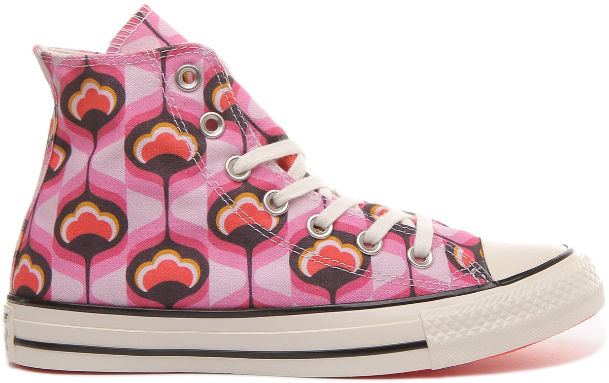 Converse Women's Lift Canvas High Top Platform Sneakers, Leopard Print, 9 US