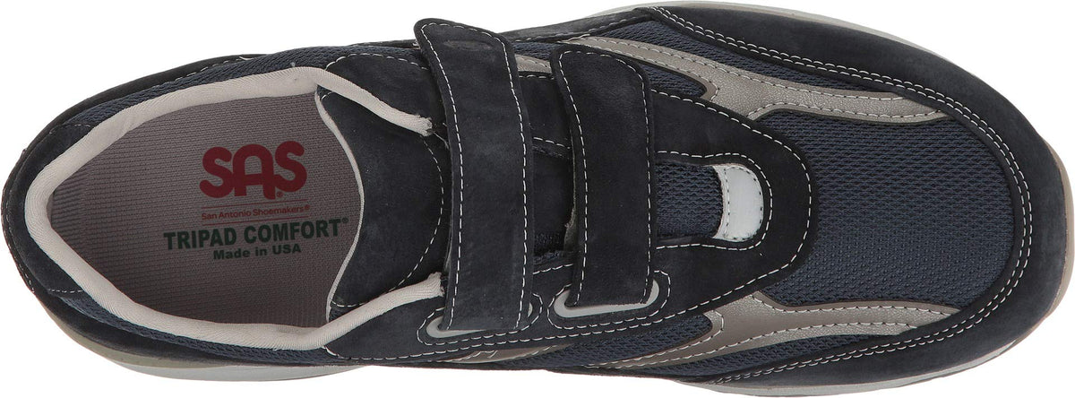 SAS JV Mesh - Shoes for Men - Durable Suede - Cushioned Tongue - Breathable Textile Linings - Lightweight Blue 11.5 M - Medium (D)