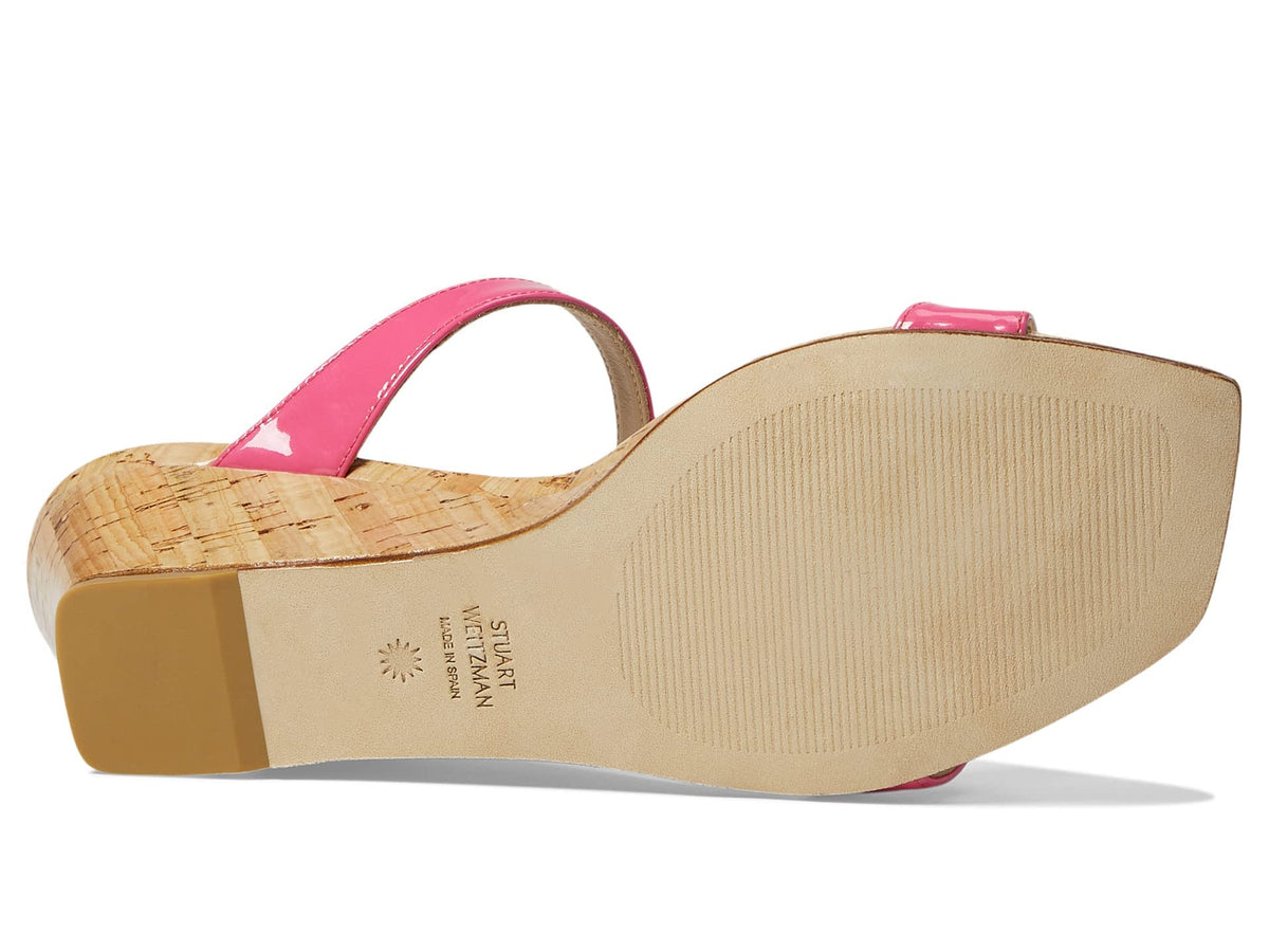 Stuart Weitzman Aleena 50 Wedge Hot Pink 8 M