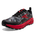 Brooks Women's Cascadia 16 Trail Running Shoe - Black/Grey/Red - 10 Medium