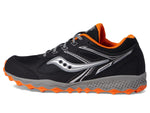 Saucony Cohesion Tr14 Lace to Toe Sneaker, Black/Orange, 3 Wide US Unisex Big_Kid