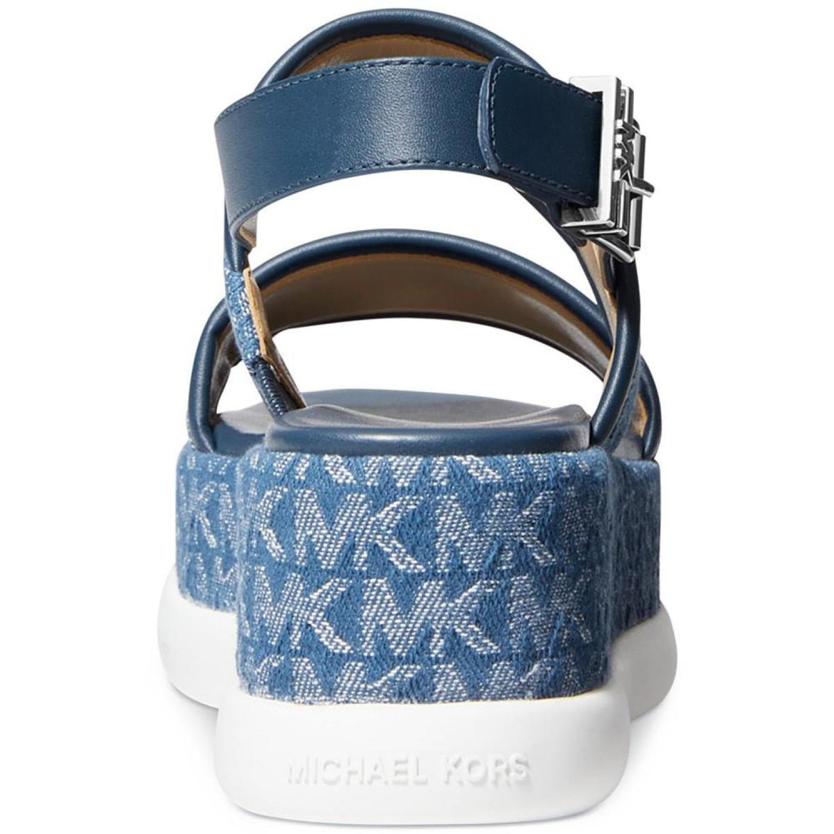 Michael Kors Presley Platform Sandal Denim 9 M