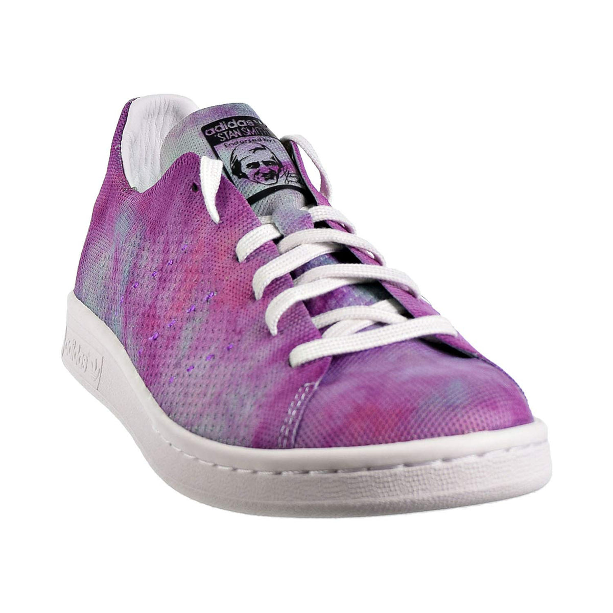 adidas x Pharrell Williams Men Hu Holi Stan Smith MC Purple Chalk Coral Footwear White Size 10.5 US