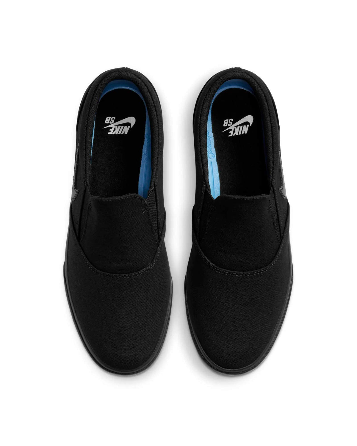 Nike SB Charge Black/Black-Black Slip On Skateboarding Shoes 11.5 M US
