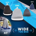 Xero Shoes Men's Aptos Hemp Canvas Slip-on - Casual, Lightweight Zero-Drop Shoe, Zinc, 9