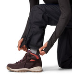 Columbia Womens Storm Surge II Waterproof Rain Pant, Black, XX-Large