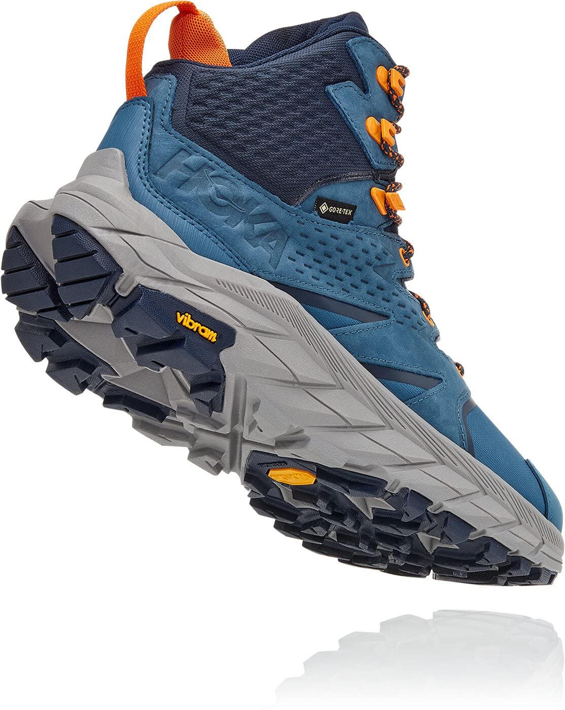 HOKA ONE ONE Men's Low-Top Hiking Shoe, Real Teal Outer Space, 13 US