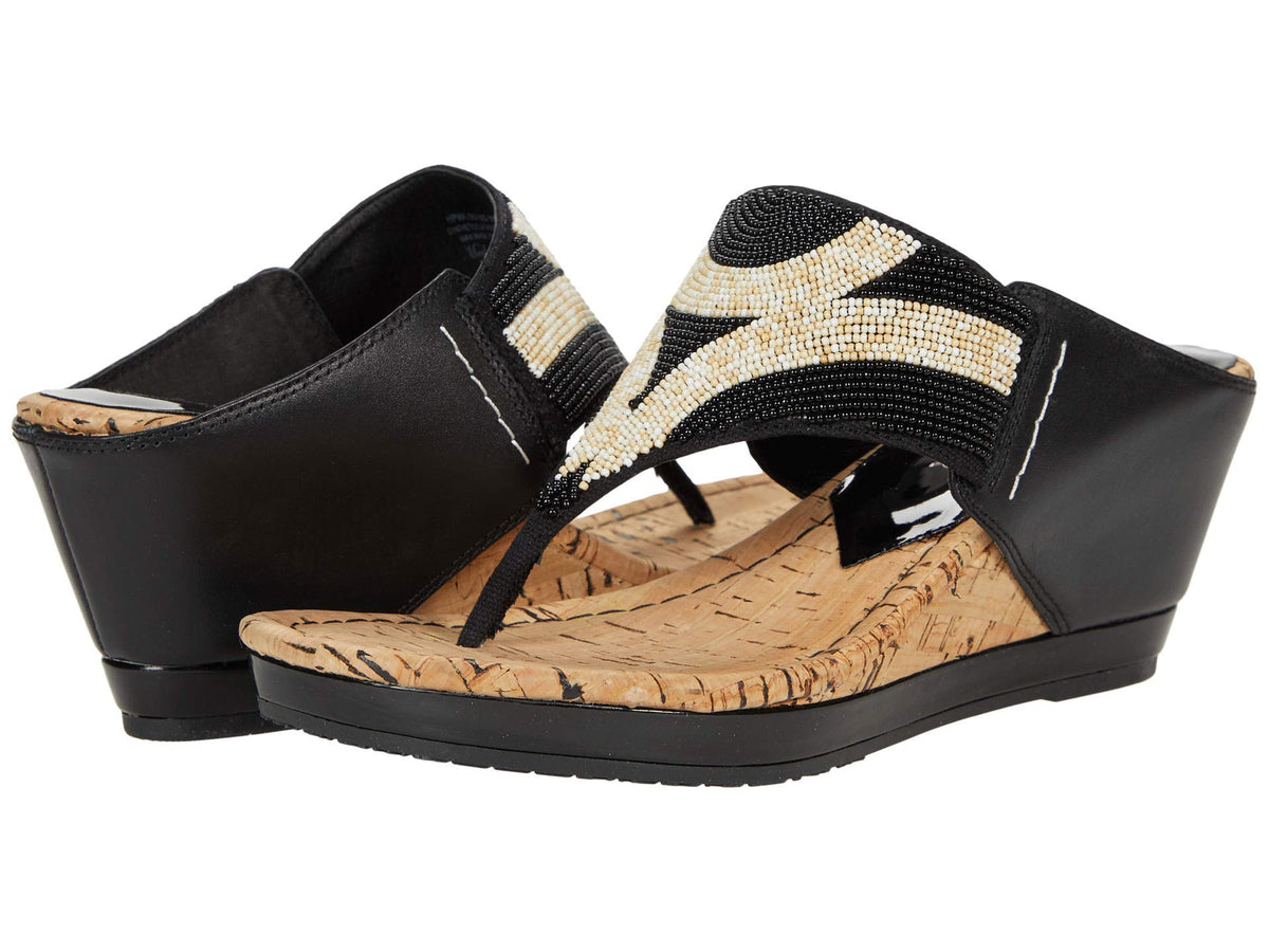 Donald Pliner Malone Black Ivory 5 M