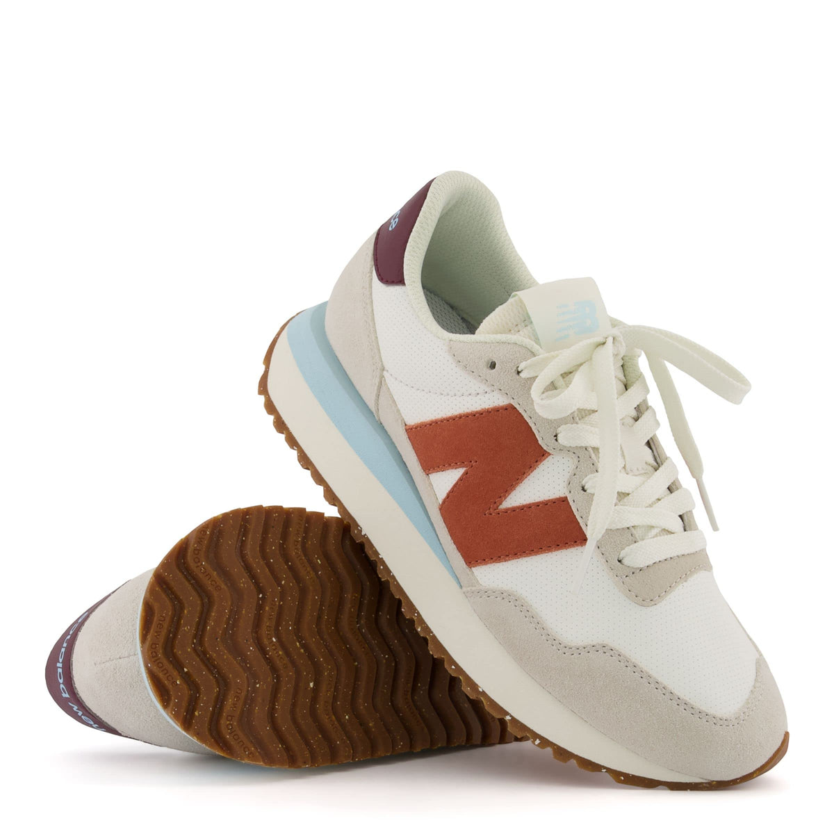New Balance Women's 237 Sneakers, Sea Salt/Soft Copper, 10.5 Medium US