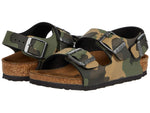 Birkenstock Boy's Milano (Toddler/Little Kid/Big Kid) Camo Khaki EU 26 (US 8.5 Toddler) Narrow