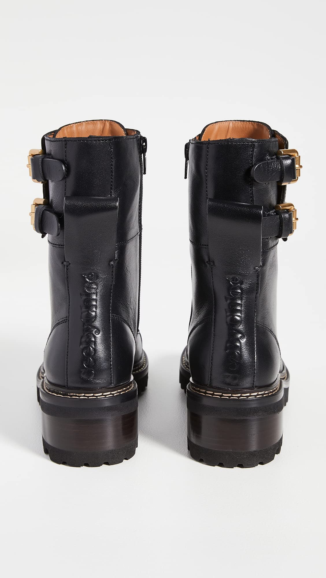 See by Chloe Women's Mallory Boots, Black, 8.5 Medium US