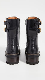 See by Chloe Women's Mallory Boots, Black, 8.5 Medium US