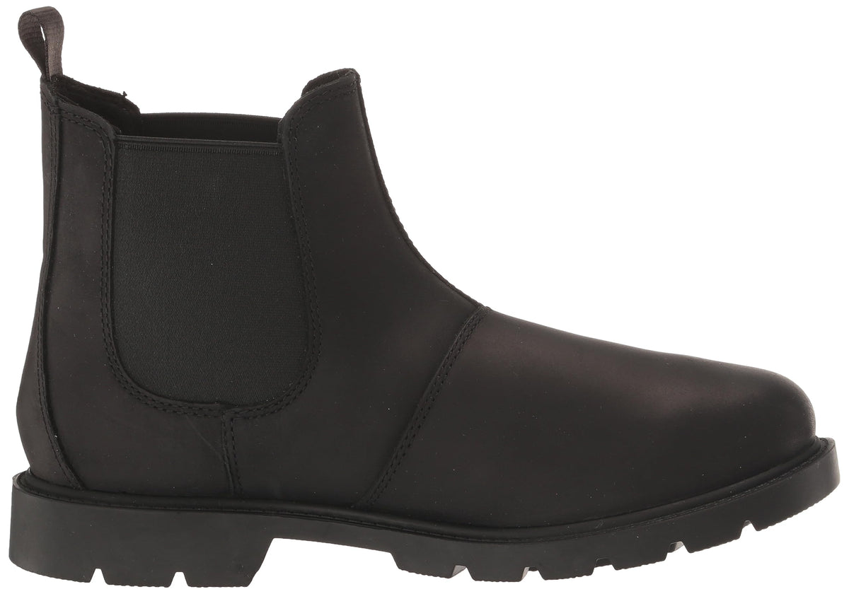 Timberland Women's Linden Woods Chelsea Boot 8 Black Full-grain