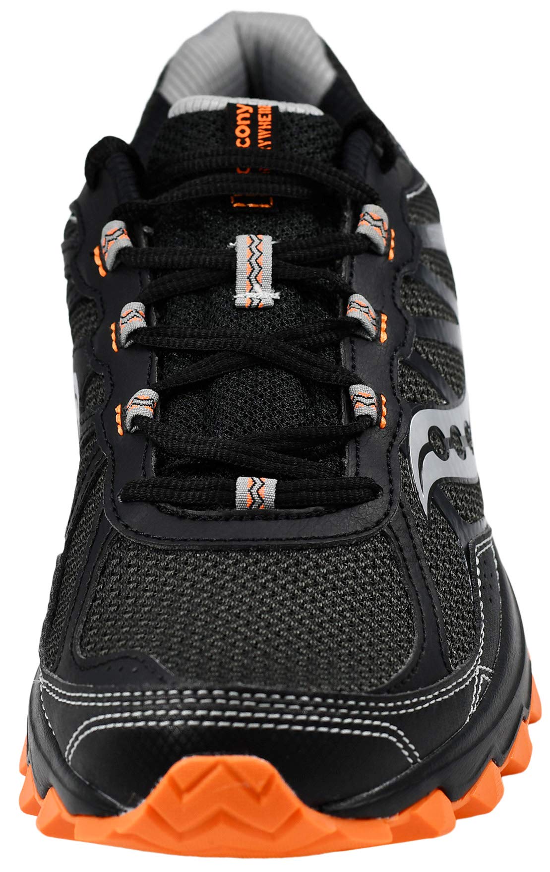 Saucony Men's Excursion Tr11 Black/Grey/Orange Running Shoe 10.5 M US