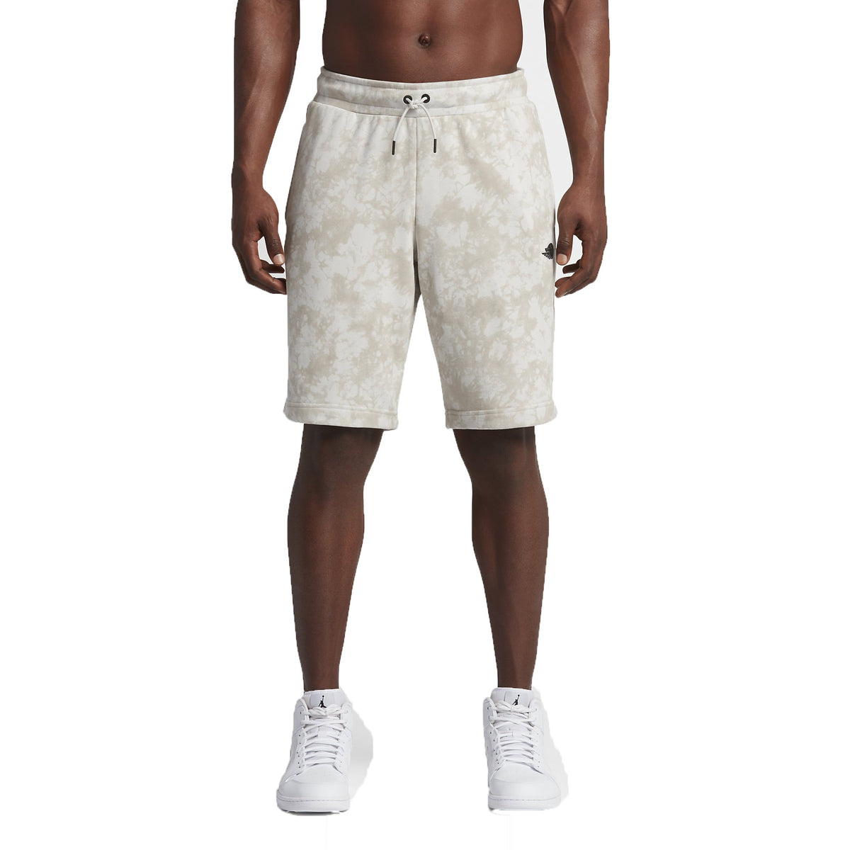 Jordan Men Fadeaway Short Grey Light Bone Size M US