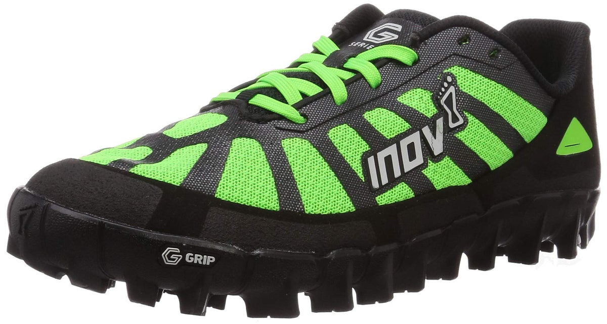Inov-8 Mens Mudclaw G 260 V2 Trail Running Shoes - Ultra -Durable & Breathable Perfect for Obstacle Course Races - Black/Green - 9