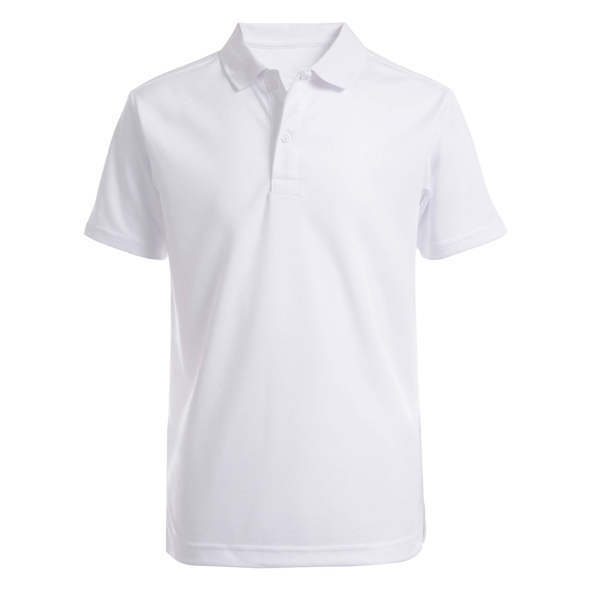 Nautica mens Uniform Short Sleeve Performance Polo Shirt, White, 34-35 US