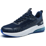 PaSick Mens Air Running Shoes Lightweight Breathable Slip Resistant Athletic Road Running Walking Gym Sneakers Dark Blue Size 8.5