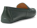 Coach® Marley Driver Women Loafers – Pebbled Leather Upper – Cushioned Footbed – Synthetic Lining – Gold Tone Amazon Green 9 B - Medium
