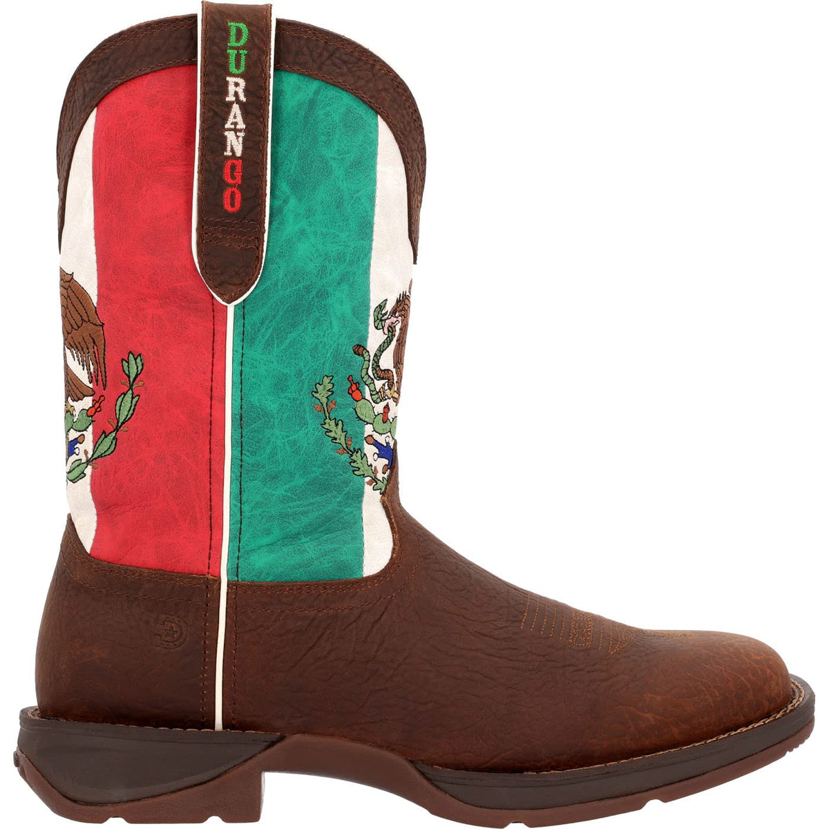 Durango Men's Rebel Western Boot, Mexico Flag, 10.5