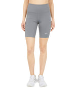 Brooks Womens Method 8" Short Tights Steel MD (US 8-10) 8