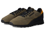 Reebok Classic Leather Army Green/Black/Bright Ochre Men's 11, Women's 12.5 Medium