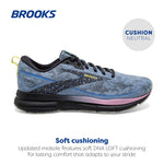 Brooks Women’s Trace 3 Neutral Running Shoe - Rainwashed/Ebony/Corsage - 10.5 Medium