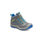 Merrell Chameleon 7 Access MID WTRPF Hiking Boot, Grey/Blue, 4 US Unisex Big Kid