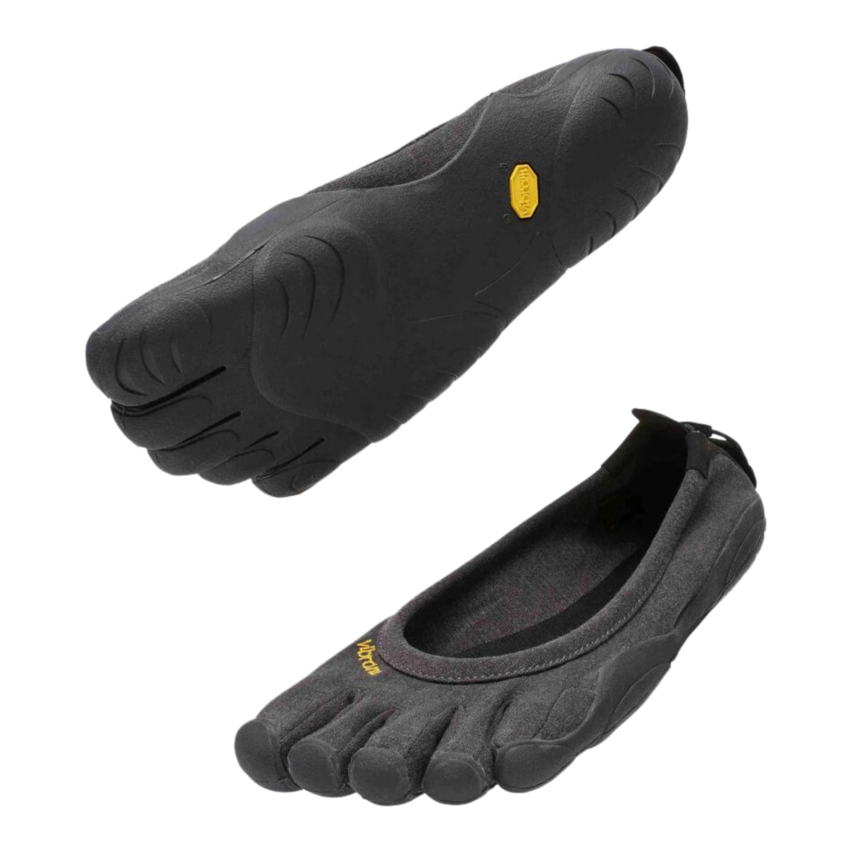 Vibram Women's FiveFingers Classic Eco, Grey/Black, 43 EU / 10-10.5 US
