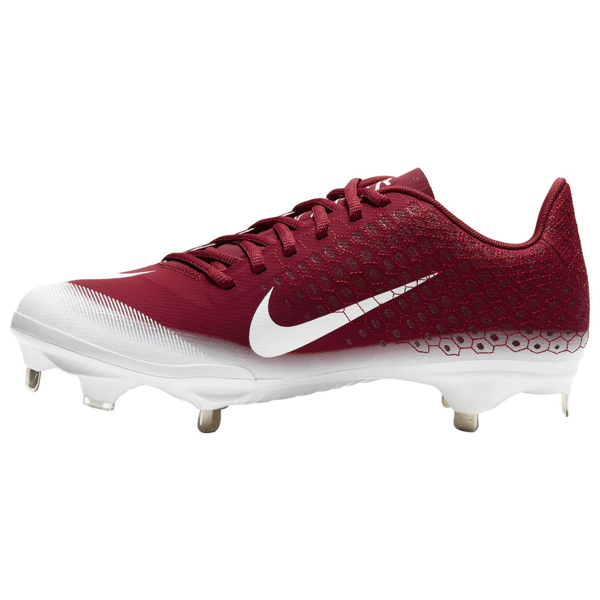 Nike Men's Lunar Vapor Ultrafly Elite 2 Baseball Cleat (Team Crimson/White, 12.5)