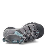 KEEN Women's Newport H2 Closed Toe Water Sandal 6 Steel Grey/Blue Turquoise