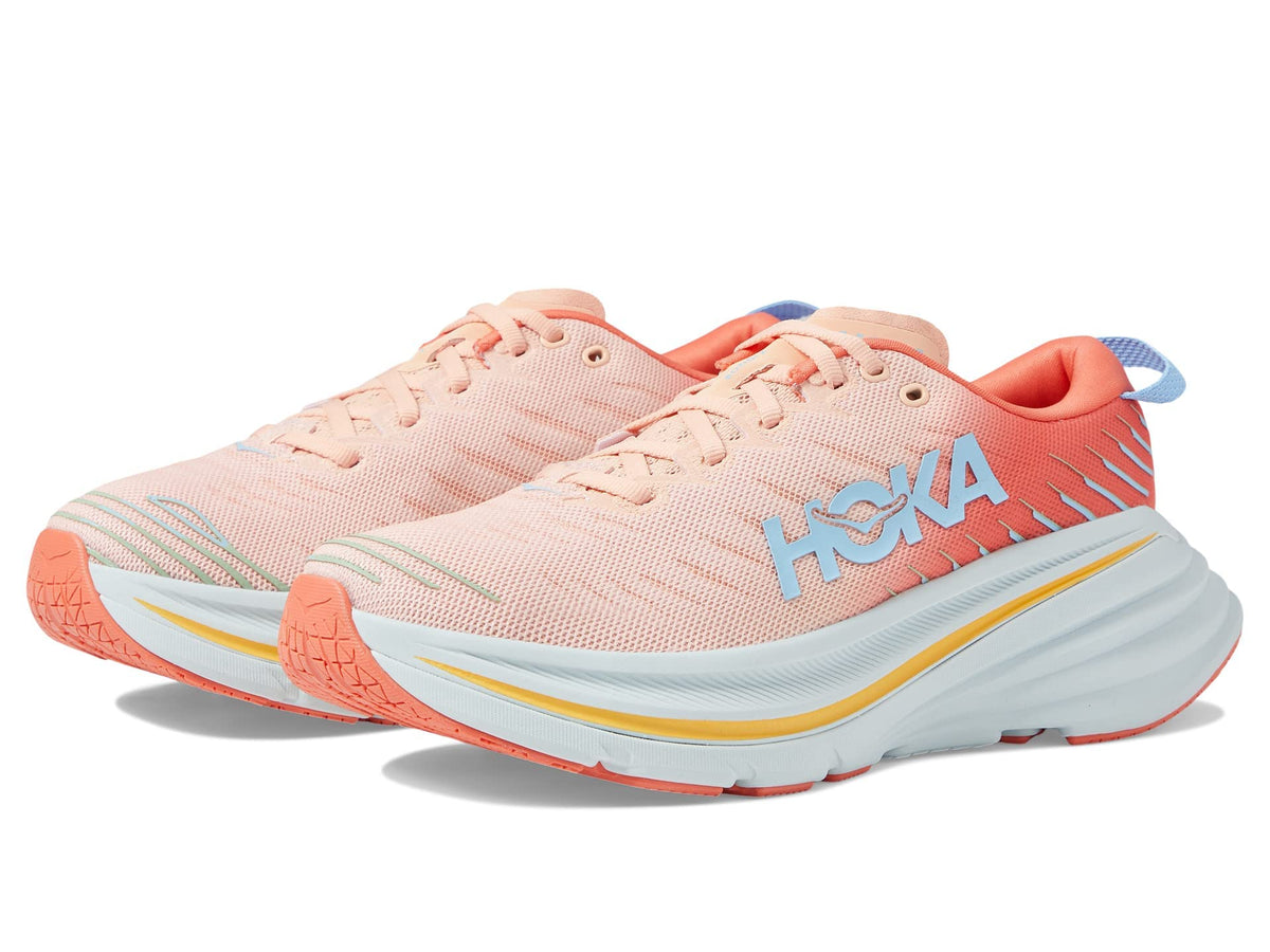 Hoka Bondi X Camellia/Peach Parfait 5 B (M)